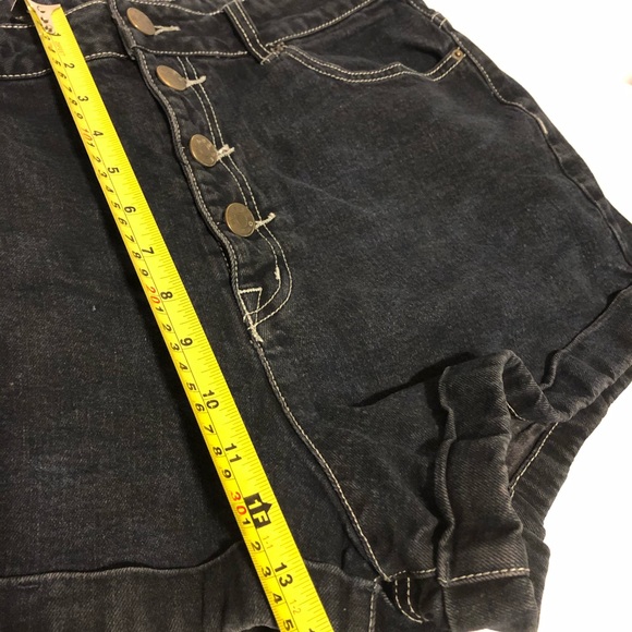 BDG Super High Rise Foxy dark denim shorts GUC - Picture 6 of 7